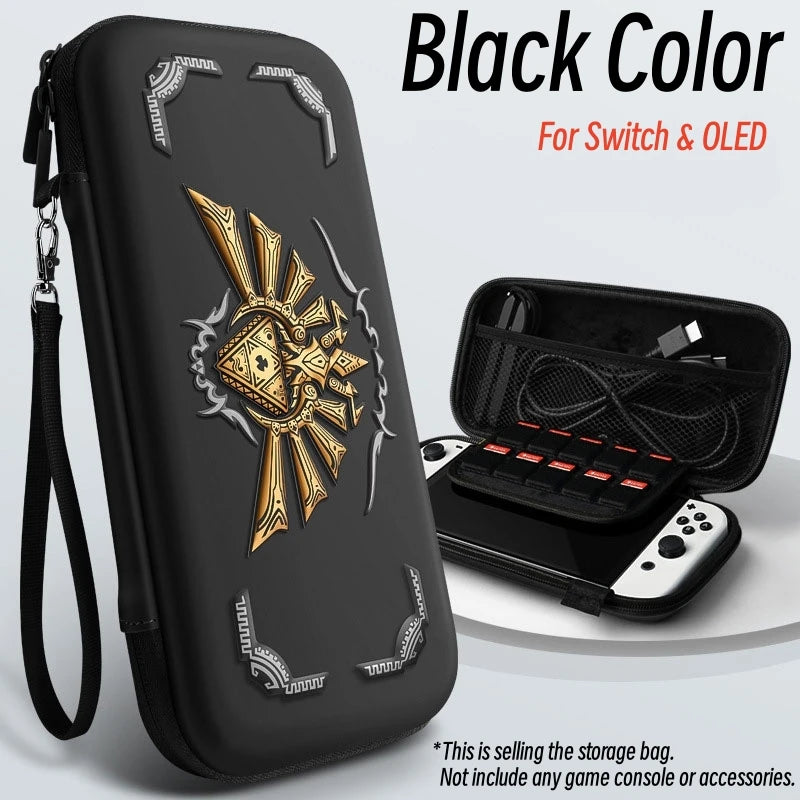 Fashion 3D Pattern Switch Case For NS Switch OLED Storage Bag Housing Protective Travel Bag Handbags Switch Accessories