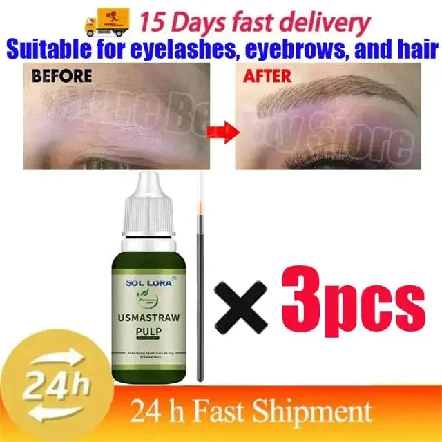 Fast Eyebrow Growth Serum Eyelash Hair Growth Anti Hairs Loss Product Prevent Baldness Fuller Thicker Lengthening Eyebrow Makeup