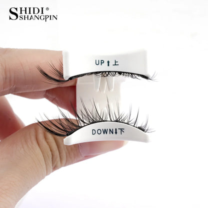 1 Pair Magnetic Eyelashes Set Reusable Easy to use Eyelash Extension Tools Natural Curler False Eyelashes With Magnetic Tweezers
