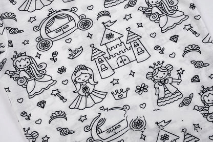 DIY Sketch Colorful Pajama Set For Kid Summer Freehand Graffiti Handicraft Homewear Baby Boy Girl Short Sleeved Shorts Sleepwear