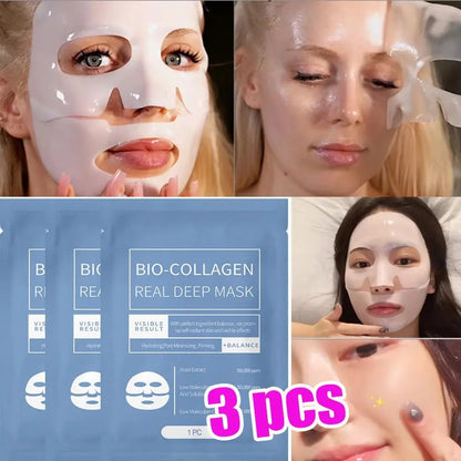 Collagen mask Anti-wrinkle fading Facial thin line lifting skin anti-aging Korean cosmetics