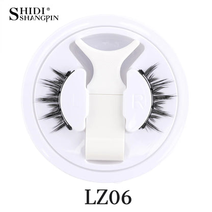 1 Pair Magnetic Eyelashes Set Reusable Easy to use Eyelash Extension Tools Natural Curler False Eyelashes With Magnetic Tweezers