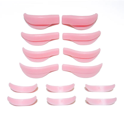7 Pairs Lash Lift Perm  Silicone Shields Pads Rollers Curler for Lash Lifting Perming Eyelash Extension Reusable Eyelash Tools