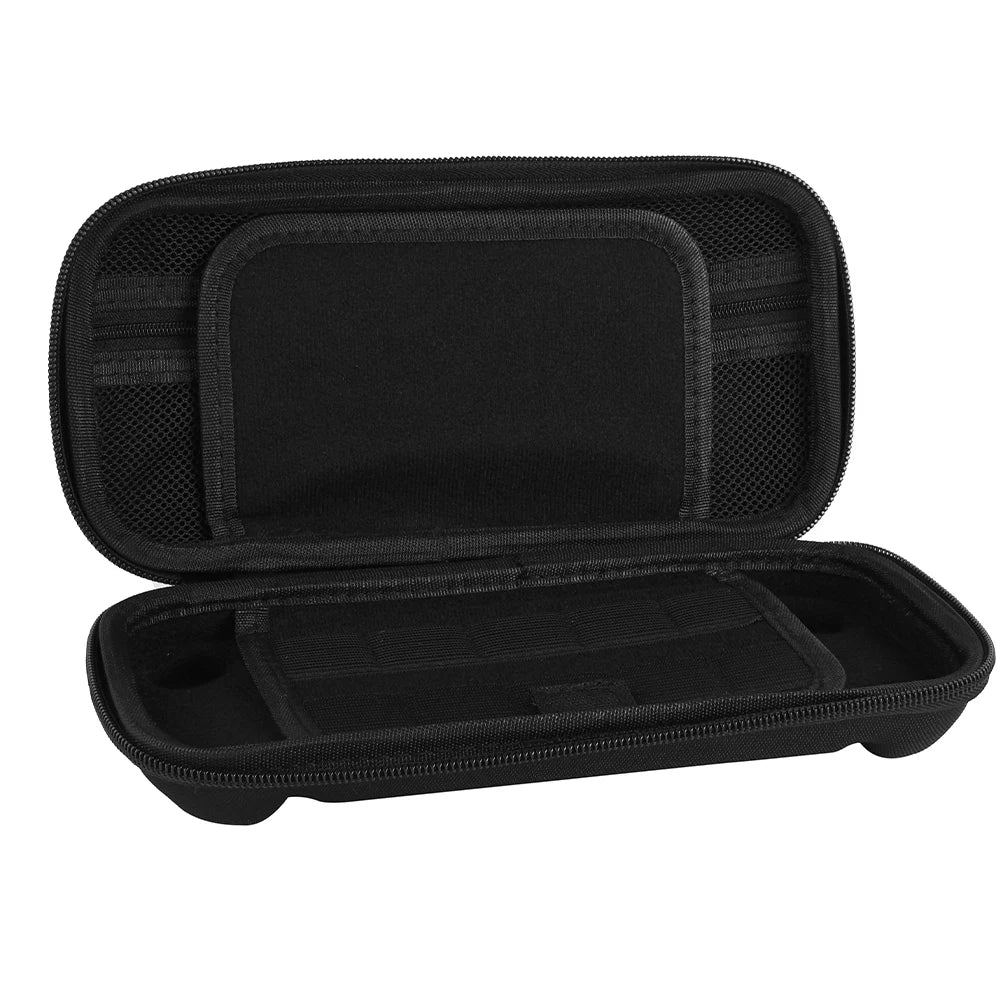 Travel Handbag Nylon EVA Hard Carrying Storage Case Thickened Scratch-resistant Double Compartment Dustproof for Switch Lite