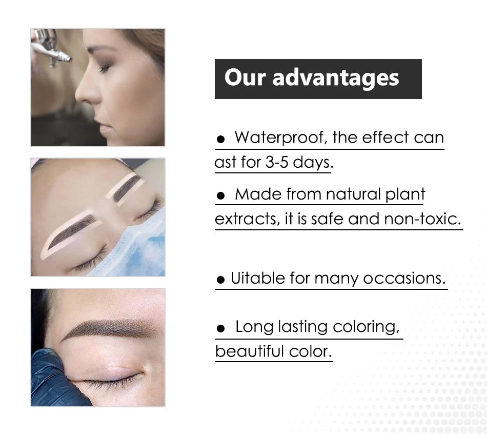 Temporary Eyebrows Air Brushing Tattoo Ink