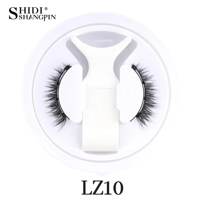 1 Pair Magnetic Eyelashes Set Reusable Easy to use Eyelash Extension Tools Natural Curler False Eyelashes With Magnetic Tweezers