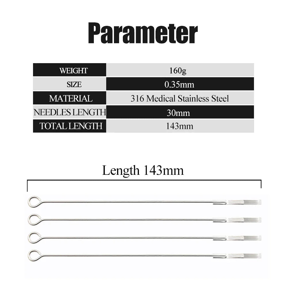 Sterilized Steel Tattoo Needles