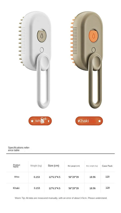 Pet electric spray comb