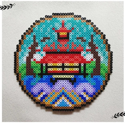 2.6mm 5mm text book Perler Study drawing pattern Atlas Hama beads Tool Iron 3D Puzzle DIY Kids Creative Handmade Craft Toy Gift