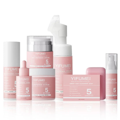 Original Korean Skincare for The Face 5 IN 1 Face Kit with For Skin Moisturizing Day & Night Care Beauty Health Skincare Korean