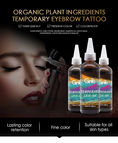 Temporary Eyebrows Air Brushing Tattoo Ink