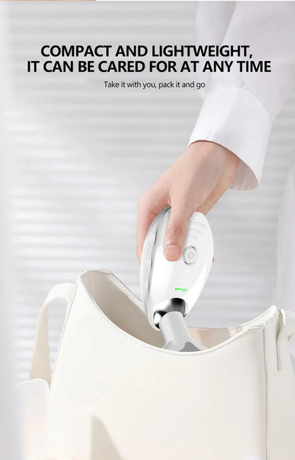LED Photo Therapy Neck Massager EMS Hot Facial Skin Tightening Beauty Instrument Micro Current  Rejuvenation Instrument