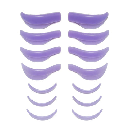 7 Pairs Lash Lift Perm  Silicone Shields Pads Rollers Curler for Lash Lifting Perming Eyelash Extension Reusable Eyelash Tools