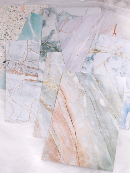 Nail Art Photo Props Japanese Style Marble Manicure Background Paper Nail Work Fields Display Board Field Of Work Nails