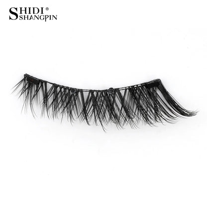 1 Pair Magnetic Eyelashes Set Reusable Easy to use Eyelash Extension Tools Natural Curler False Eyelashes With Magnetic Tweezers