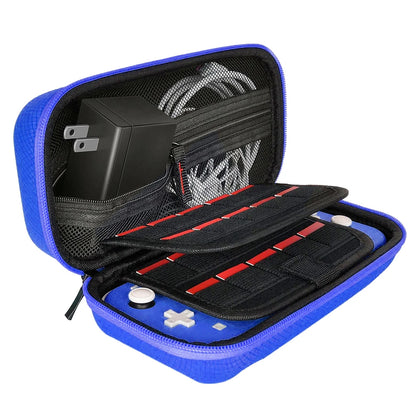 Travel Handbag Nylon EVA Hard Carrying Storage Case Thickened Scratch-resistant Double Compartment Dustproof for Switch Lite