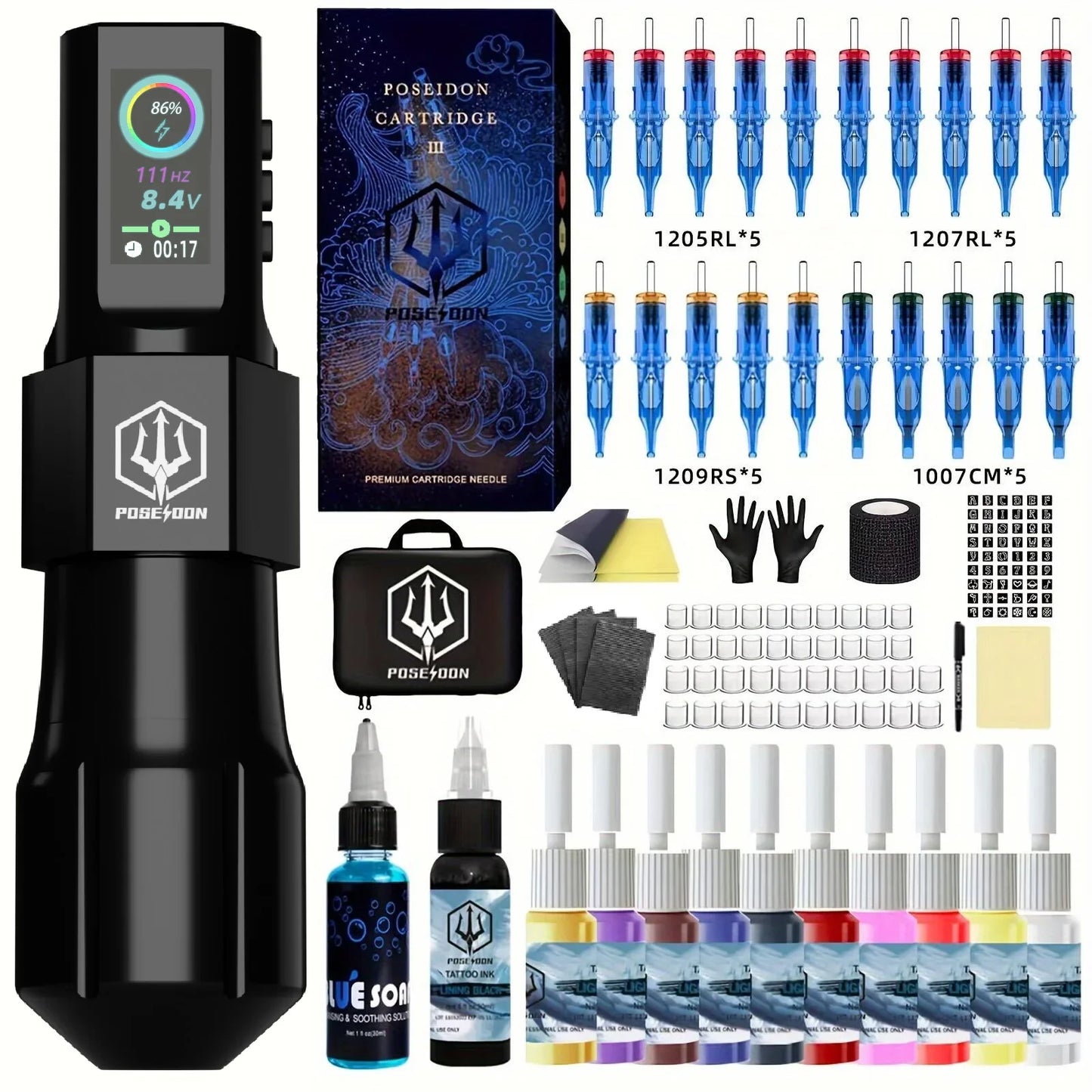 Poseidon Tattoo Kit
