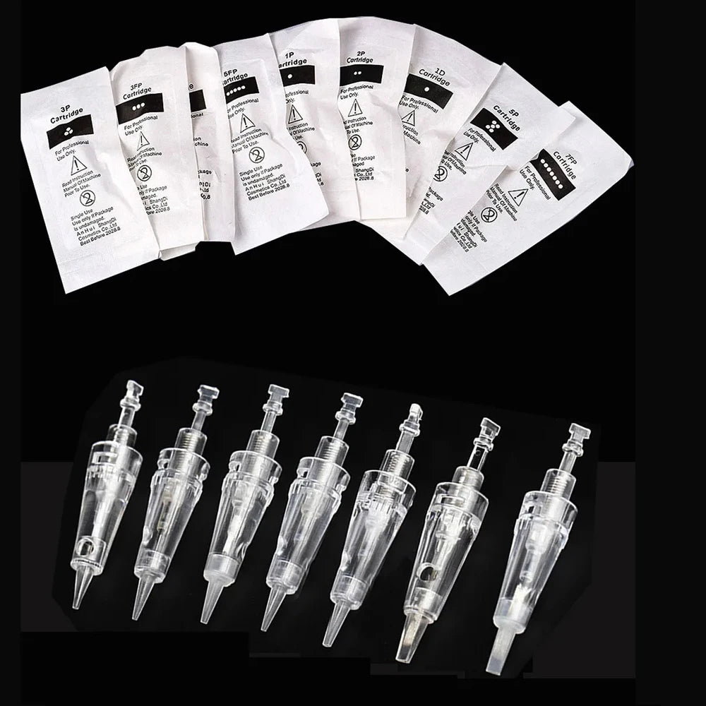 10/30/50/100pcs High Quality Tattoo Eyebrow Needles Permanent Makeup Machine Pen Cartridges