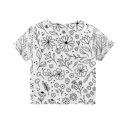 Children's Pajama Party DIY Graffiti Simple Drawing Home Clothes Colorable Two Piece Pajama Set Kids DIY Coloring Clothing