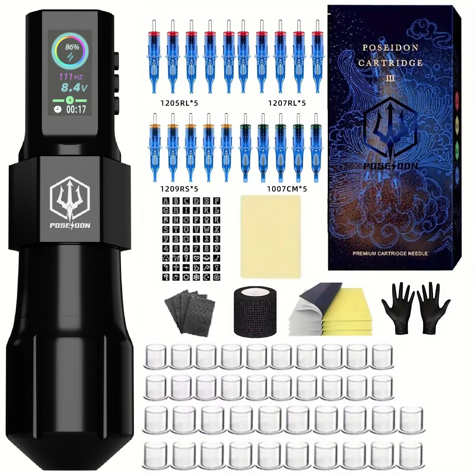 Poseidon Tattoo Kit