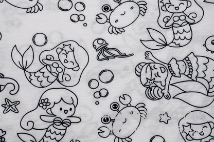 DIY Sketch Colorful Pajama Set For Kid Summer Freehand Graffiti Handicraft Homewear Baby Boy Girl Short Sleeved Shorts Sleepwear