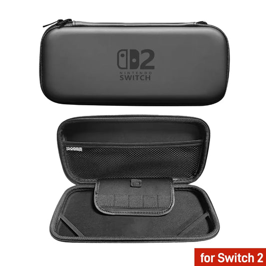 for 2025 Switch 2 Slim Travel Carrying Case Accessories, Waterproof EVA Hard Shell Protective Storage Hand Bag NS 2