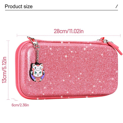 NS Switch Lite Travel Case 14 in 1 Portable Storage Bag with Protective Switch Console Game Accessories