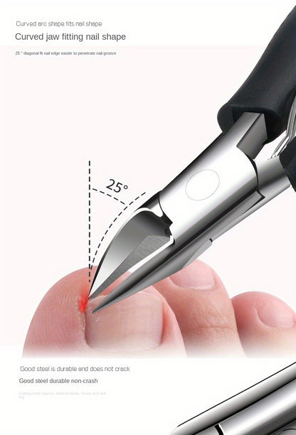 Nail Clippers Nail Correction Thick Nails Ingrown Toenails Nippers Cutters Dead Skin Dirt Remover Pedicure Care Tool
