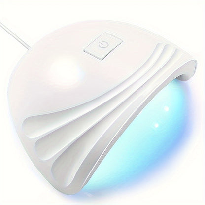 1pc Portable LED Nail Lamp Dryer - Fast Drying, Professional Gel Polish Curing, Compact Design for Home Salon Manicure, Nails Art Tools, Easy to Use, Long-Lasting LED Light, Safe for Fingers